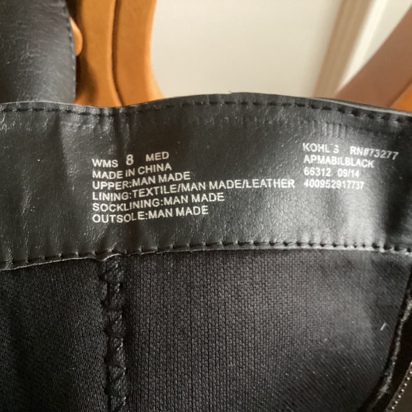 NWT Black boots with 3 inch heels mid calf side zipper - Picture 3 of 8